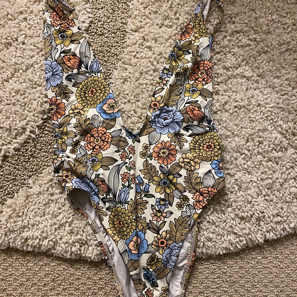 Floral One Piece - Picture 1 of 3